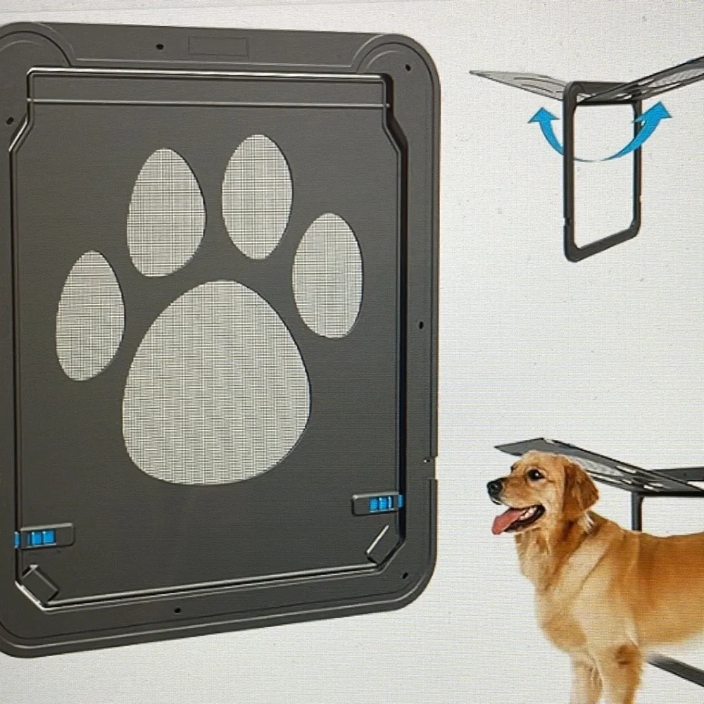 Namscan NWT Pet Door for Dogs & Cats. 12 x 14 x 0.5 inches.